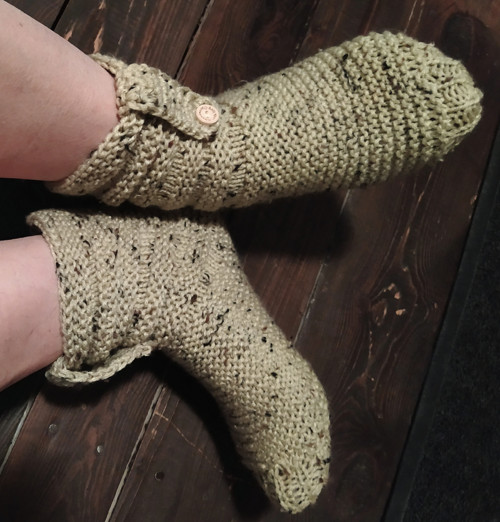 Ručně pletené ponožky "Tweed" — foto 3