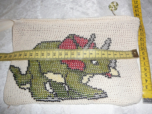 Kosmetická taštička-dinosaurus — foto 3
