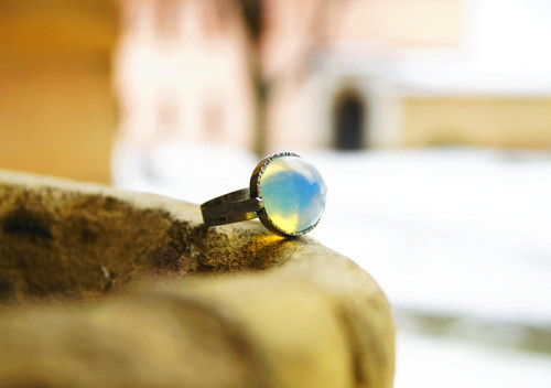 Nerezový prsten ...." Blue planet " — foto 4