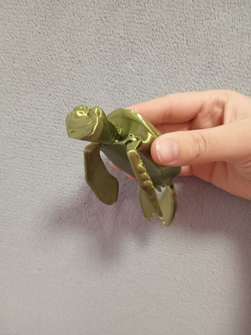 Flexi Veselá Želvička - 10 cm - 3D tisk — foto 3