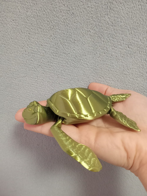Flexi Veselá Želvička - 10 cm - 3D tisk — foto 2