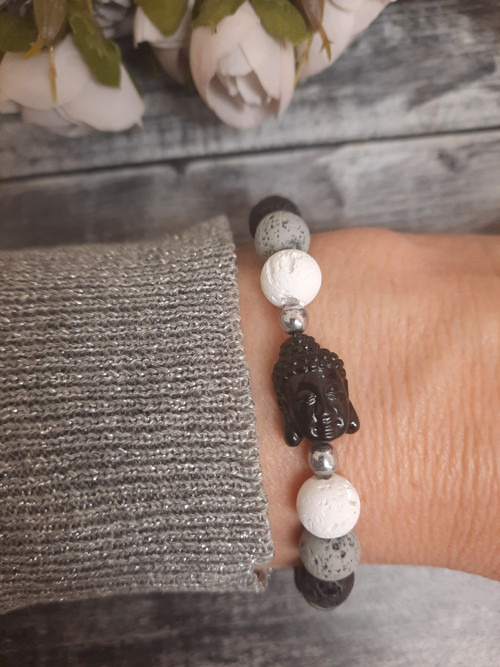 Náramek BUDDHA black — foto 3