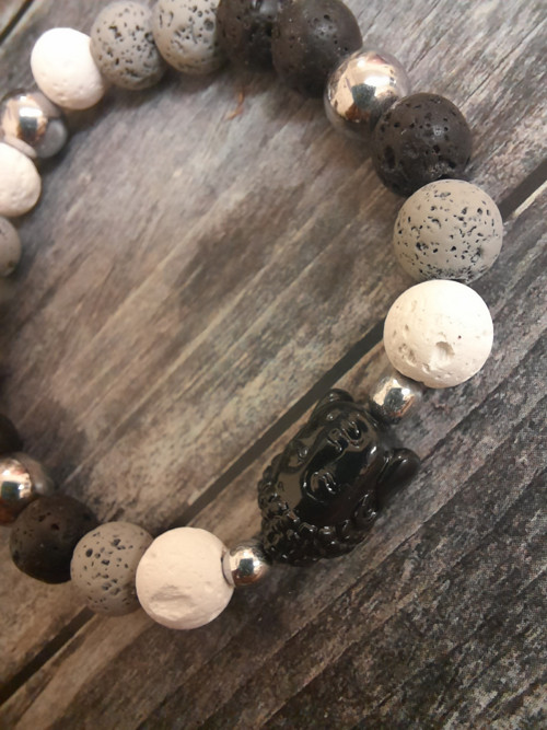 Náramek BUDDHA black — foto 4