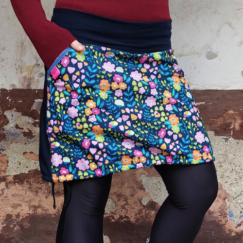 Hřejivá softshellka květy M/L — foto 2