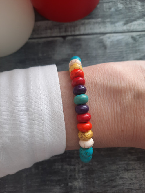 Náramek RAINBOW II*tyrkys — foto 4