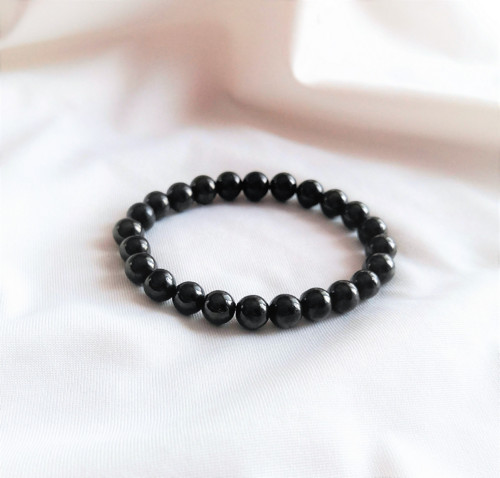 Mineraloid Jet*unisex náramek — foto 6