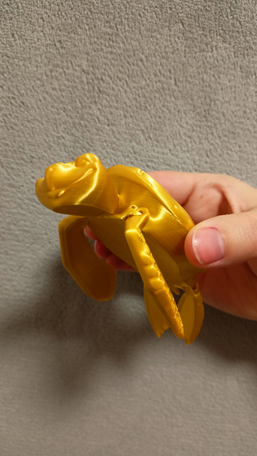 Flexi Veselá Želvička - 10 cm - 3D tisk — foto 3