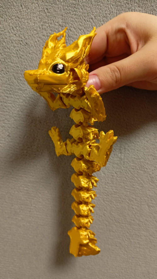 Mládě Lesního Draka - 22 cm - 3D Tisk — foto 3