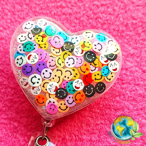 Visačka na ID kartu "Happy faces" — foto 3