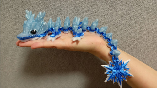 Mládě Zimního Draka - 31 cm - 3D Tisk — foto 2
