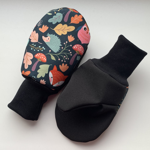 Softshellové rukavice-podzimní les — foto 3