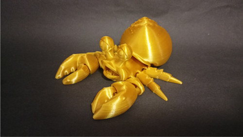 Flexi Pan Krabík - 10 cm - 3D tisk — foto 4