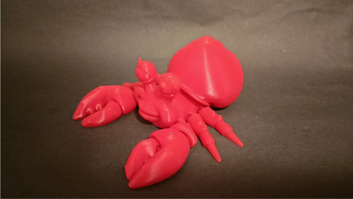 Flexi Paní Krabíková - 10 cm - 3D tisk — foto 4