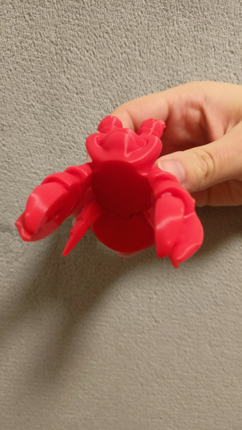 Flexi Paní Krabíková - 10 cm - 3D tisk — foto 3