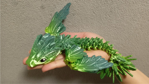 Mládě Opeřeného Hada - 21 cm - 3D Tisk — foto 2