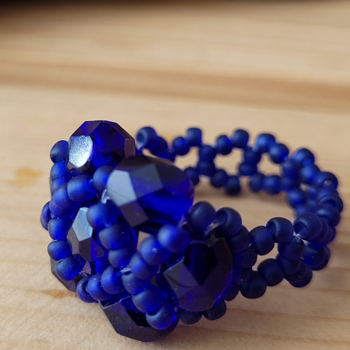 Prsten/prstýnek Sonja Dark Blue — foto 2
