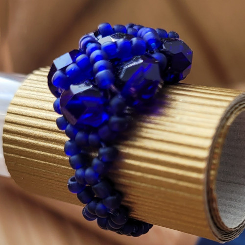 Prsten/prstýnek Sonja Dark Blue — foto 3