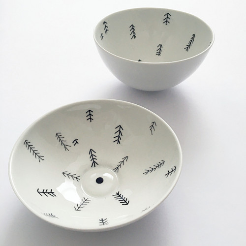 Porcelánová miska-de'form_V lese, jó, v lese ... — foto 2