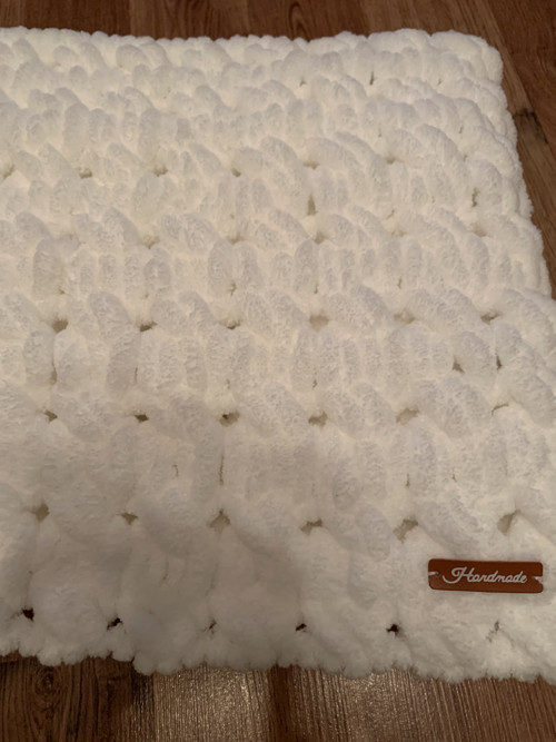 Deka dětská minimalistic white Puffy 75x85cm — foto 4