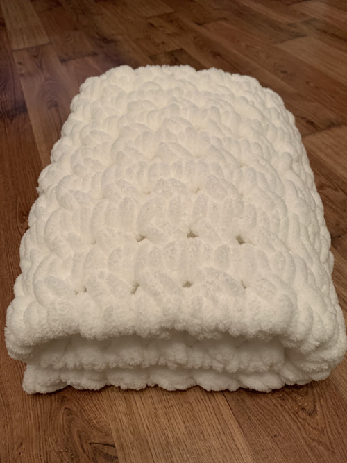 Deka dětská minimalistic white Puffy 75x85cm — foto 5