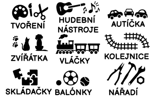 Samolepky na boxy na hračky — foto 4
