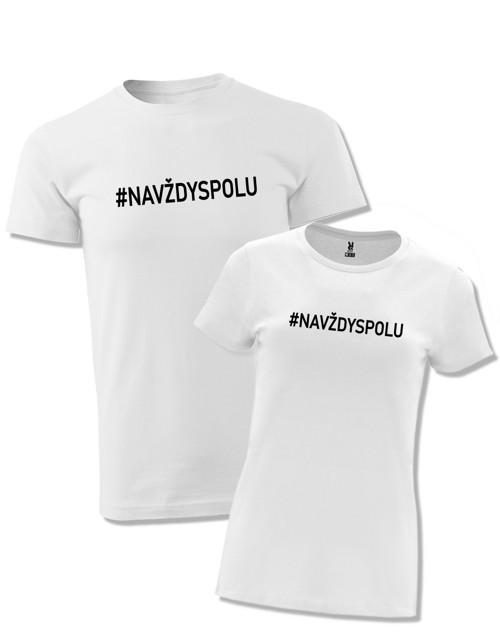 Párová trička "Navždy spolu" — foto 2