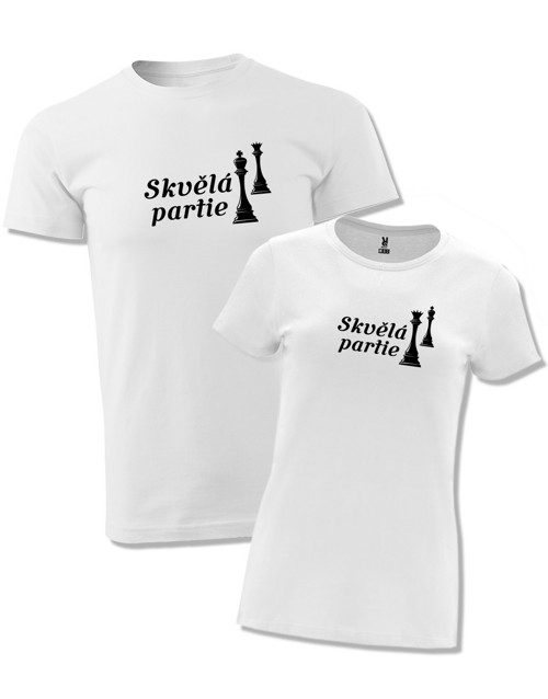 Párová trička "Skvělá partie" — foto 2