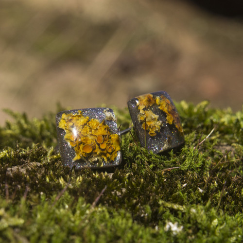 Náušnice lišejník 10 mm — foto 5