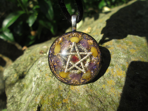 Org. šperk ,, Pentagram ochrany " — foto 3
