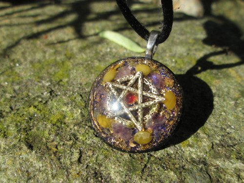 Org. šperk ,, Pentagram ochrany " — foto 2
