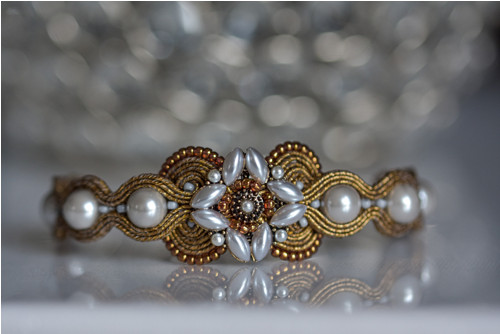 Perlový soutache náramek — foto 6