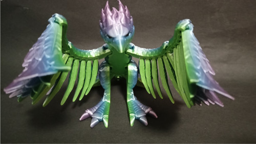 Flexi Bájný Fénix - 21 cm - 3D tisk — foto 4