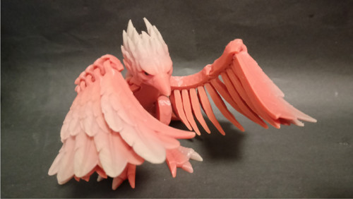 Flexi Bájný Fénix - 21 cm - 3D tisk — foto 2