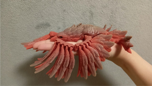 Flexi Bájný Fénix - 21 cm - 3D tisk — foto 3