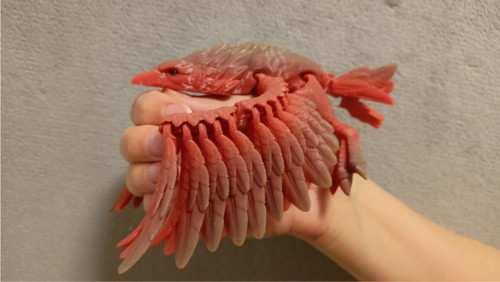 Flexi Bájný Fénix - 21 cm - 3D tisk — foto 4