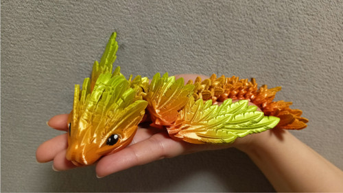 Mládě Opeřeného Hada - 21 cm - 3D Tisk — foto 2
