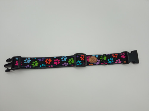 Softshellový obojek barevné tlapky - 3cm — foto 2