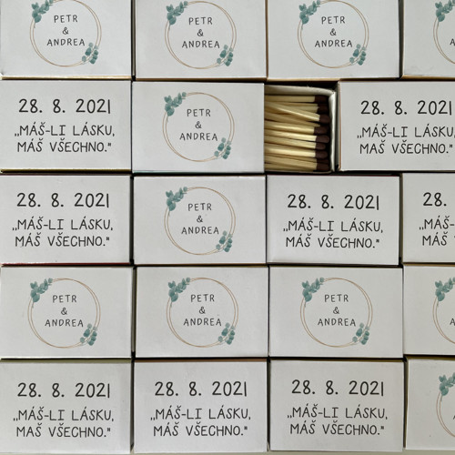 Svatební zápalky — foto 4