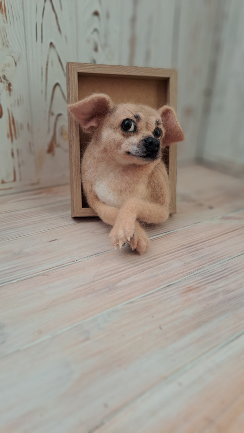 Portrét psa pro 3D volumetrický rám — foto 3