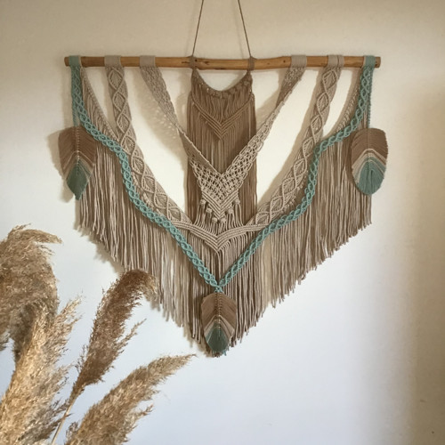 Macramé závěsná dekorace — foto 2