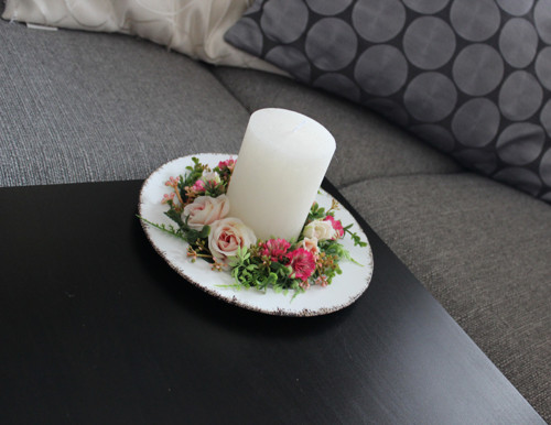 Romantický svícínek do růžova — foto 2