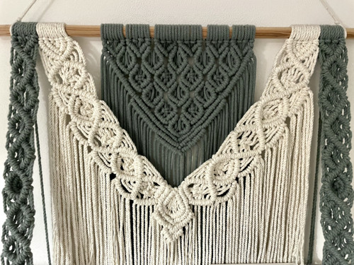 Macramé eukalyptus gold VÝPRODEJ — foto 2