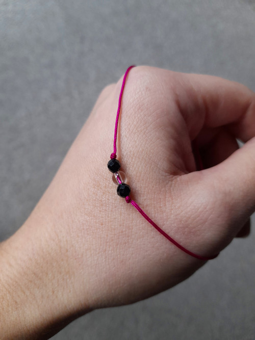 Náramek Spinel a křišťál — foto 2