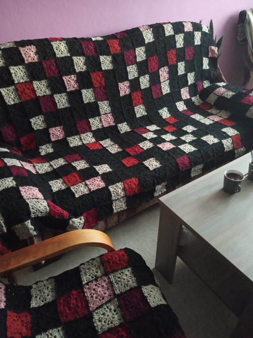 Přehoz na gauč a křesla — foto 2