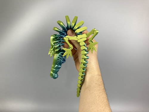 Flexi krokodýl - 3D tisk — foto 2