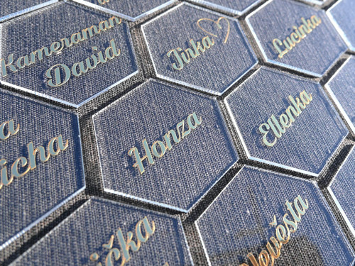 Plexi jmenovka - hexagon — foto 5
