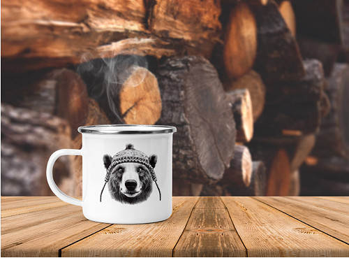 Tričko BEAR WITH CAP — foto 3