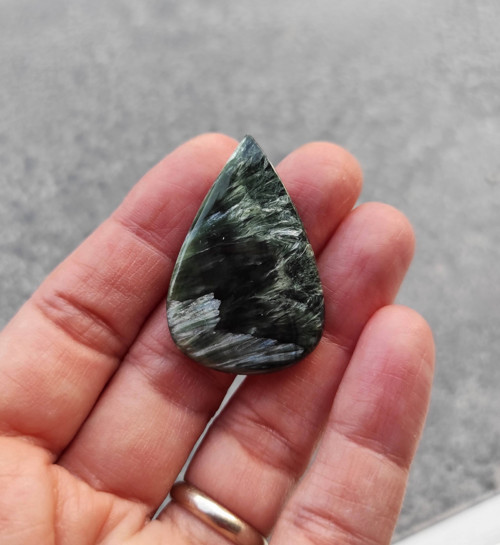 Serafinit, ID 2677, 37x24 mm — foto 5