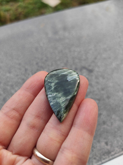Serafinit, ID 2677, 37x24 mm — foto 3