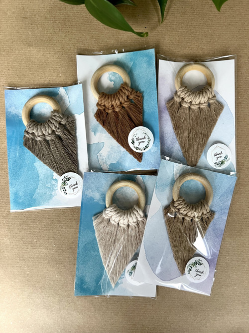 Macrame ozdoba na zavěšení — foto 5